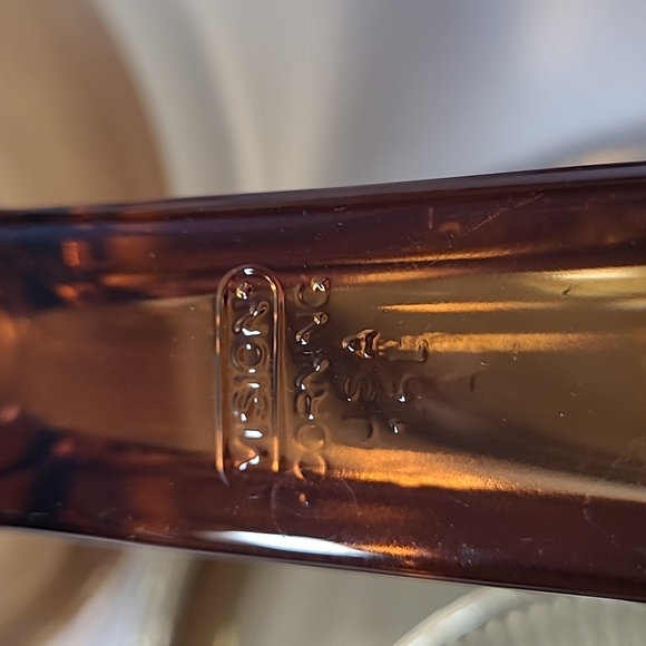 Corningware vision cookware amber glass saucer pot and pyrex lid 1.5L - Picture 5 of 7